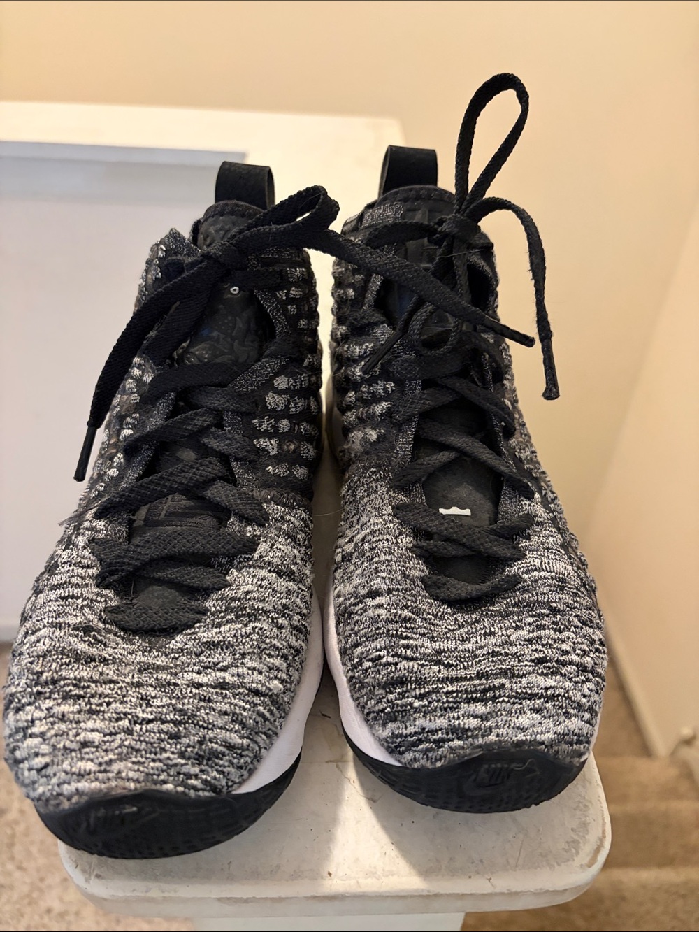 NIKE for LeBron James 17 Oreo High Top Basketball Shoes